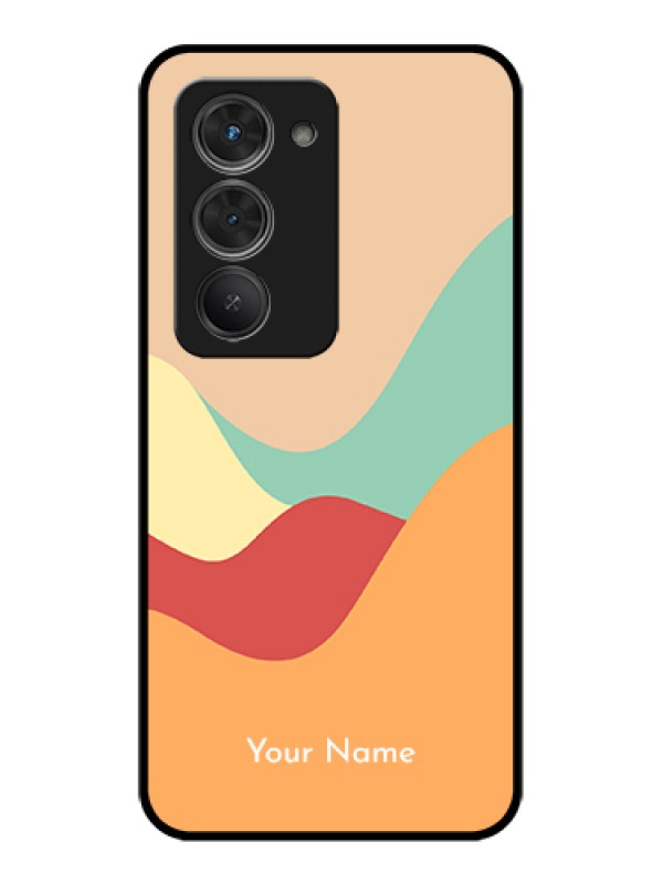Custom Redmi 15 5G Custom Glass Phone Case - Ocean Waves Multi - Colour Design