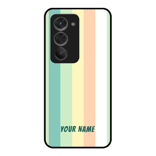 Redmi 15 5G Custom Glass Phone Case - Multi - Colour Stripes Design Redmi 15 5G Custom Glass Phone Case - Multi - Colour Stripes Design