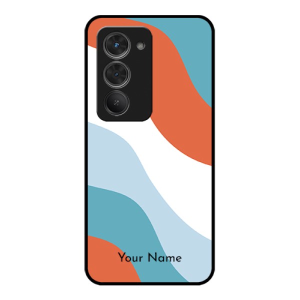Redmi 15 5G Custom Glass Phone Case - Coloured Waves Design