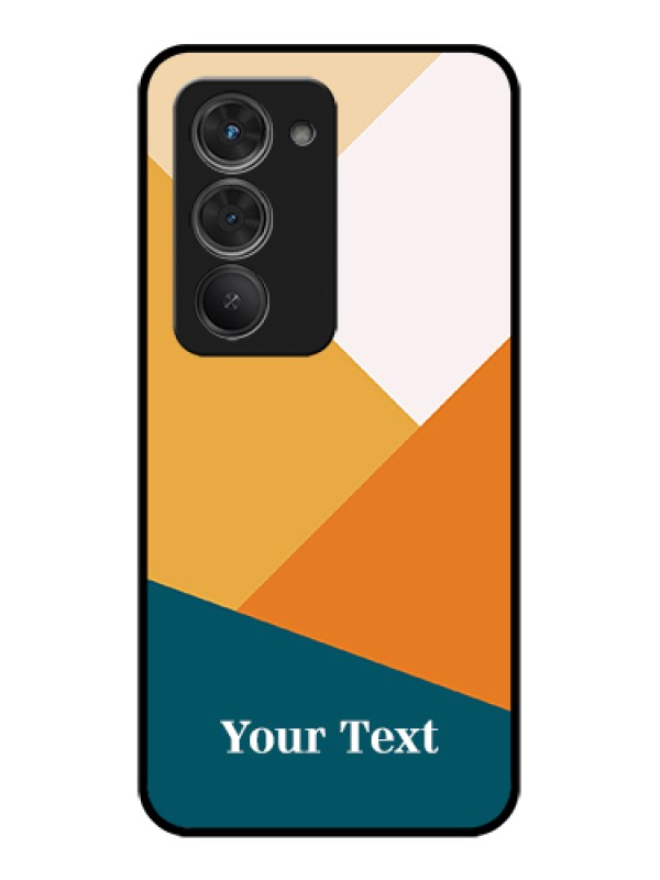 Custom Redmi 15 5G Custom Glass Phone Case - Stacked Multi - Colour Design