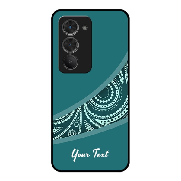 Redmi 15 5G Custom Glass Phone Case - Semi Visible Floral Design