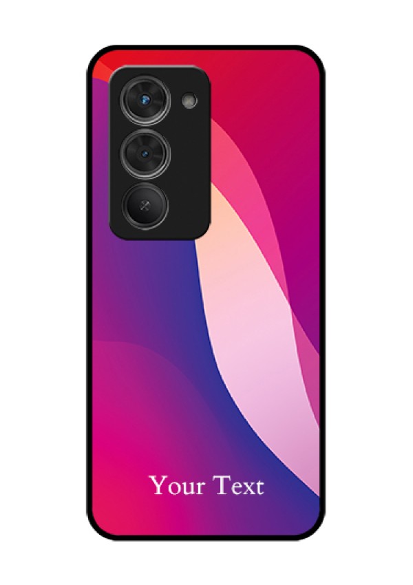 Redmi 15 5G Custom Glass Phone Case - Digital Abstract Overlap Design