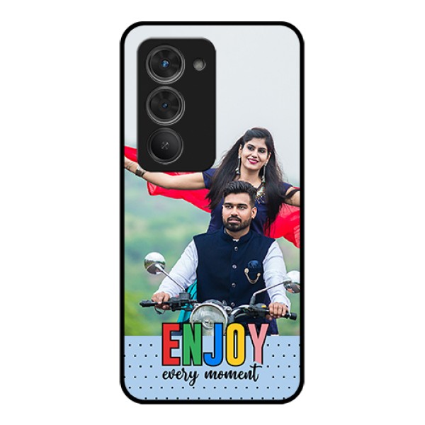 Redmi 15 5G Custom Glass Phone Case - Enjoy Every Moment Design Redmi 15 5G Custom Glass Phone Case - Enjoy Every Moment Design