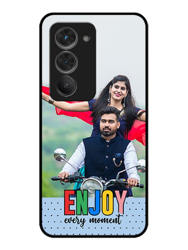 Custom Redmi 15 5G Custom Glass Phone Case - Enjoy Every Moment Design