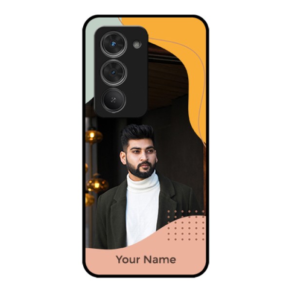 Redmi 15 5G Custom Glass Phone Case - Tri - Coloured Overlay Design Redmi 15 5G Custom Glass Phone Case - Tri - Coloured Overlay Design