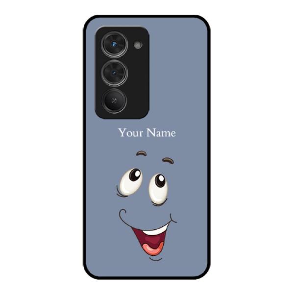 Redmi 15 5G Custom Glass Phone Case - Laughing Cartoon Face Design