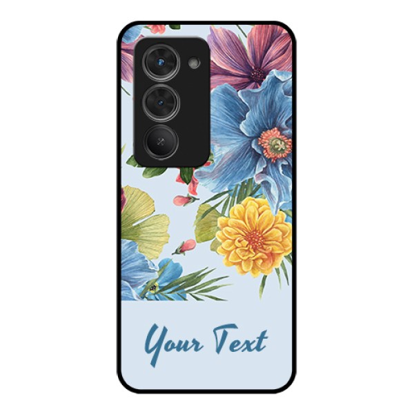 Redmi 15 5G Custom Glass Phone Case - Stunning Watercolored Flowers Painting Design Redmi 15 5G Custom Glass Phone Case - Stunning Watercolored Flowers Painting Design