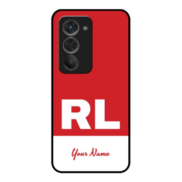 Redmi 15 5G Custom Glass Phone Case - Dual Tone Custom Text Design Redmi 15 5G Custom Glass Phone Case - Dual Tone Custom Text Design