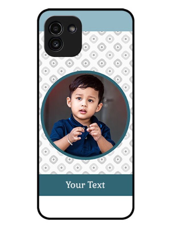 Custom Galaxy A03 Personalized Glass Phone Case - Premium Cover Design