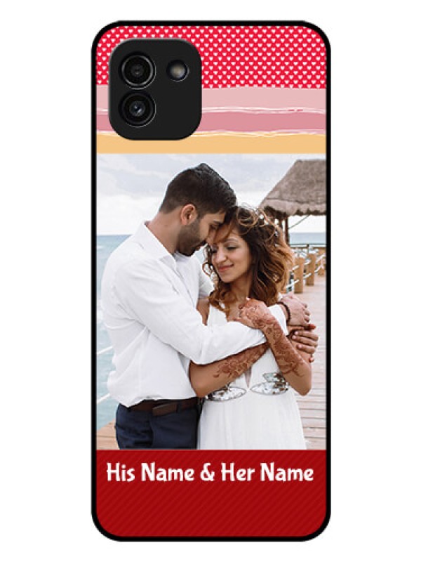 Custom Galaxy A03 Custom Glass Mobile Case - Premium Case Design