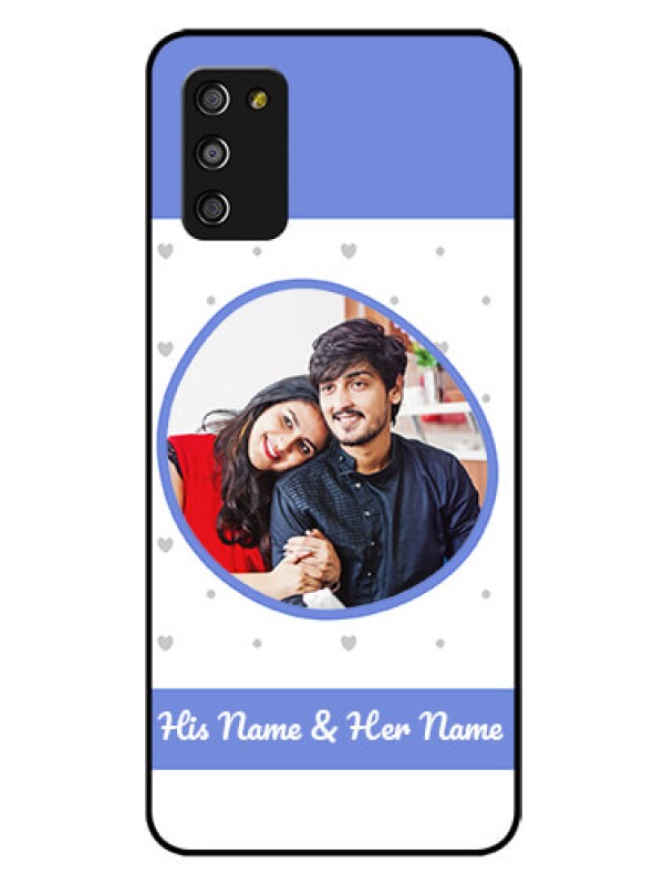 Custom Galaxy A03s Photo Printing on Glass Case - Premium Case Design