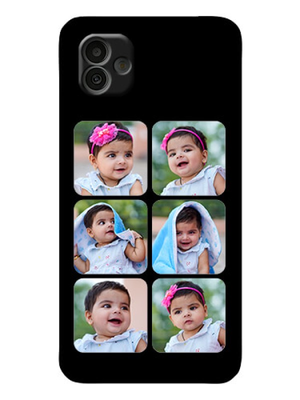 Custom Samsung Galaxy A04 Photo Printing on Glass Case - Multiple Pictures Design