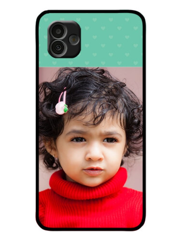 Custom Samsung Galaxy A04 Custom Glass Phone Case - Lovers Picture Design