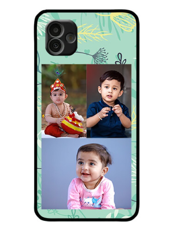 Custom Samsung Galaxy A04 Photo Printing on Glass Case - Forever Family Design