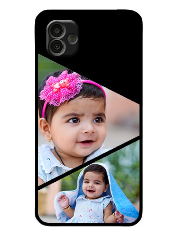 Custom Samsung Galaxy A04 Custom Glass Phone Case - Semi Cut Design