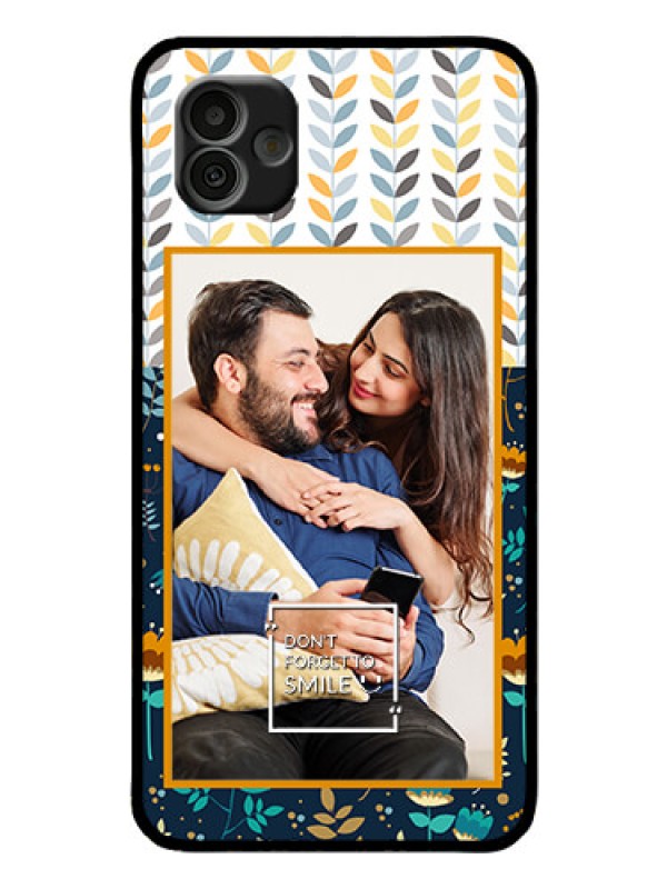 Custom Samsung Galaxy A04 Custom Glass Mobile Case - Pattern Design