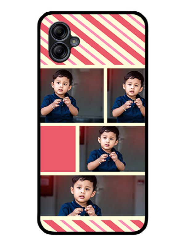Custom Galaxy A04e Personalized Glass Phone Case - Picture Upload Mobile Case Design