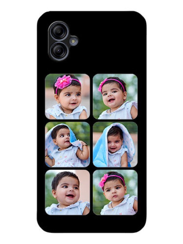 Custom Galaxy A04e Photo Printing on Glass Case - Multiple Pictures Design