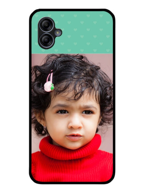 Custom Galaxy A04e Custom Glass Phone Case - Lovers Picture Design