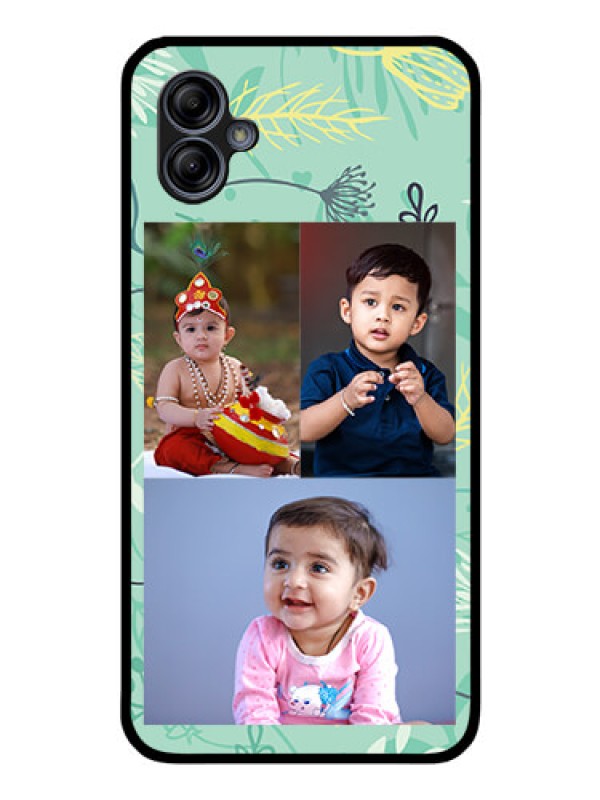 Custom Galaxy A04e Photo Printing on Glass Case - Forever Family Design