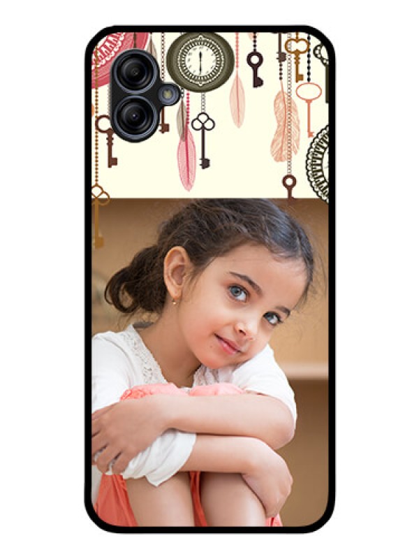 Custom Galaxy A04e Custom Glass Mobile Case - Boho Style Design