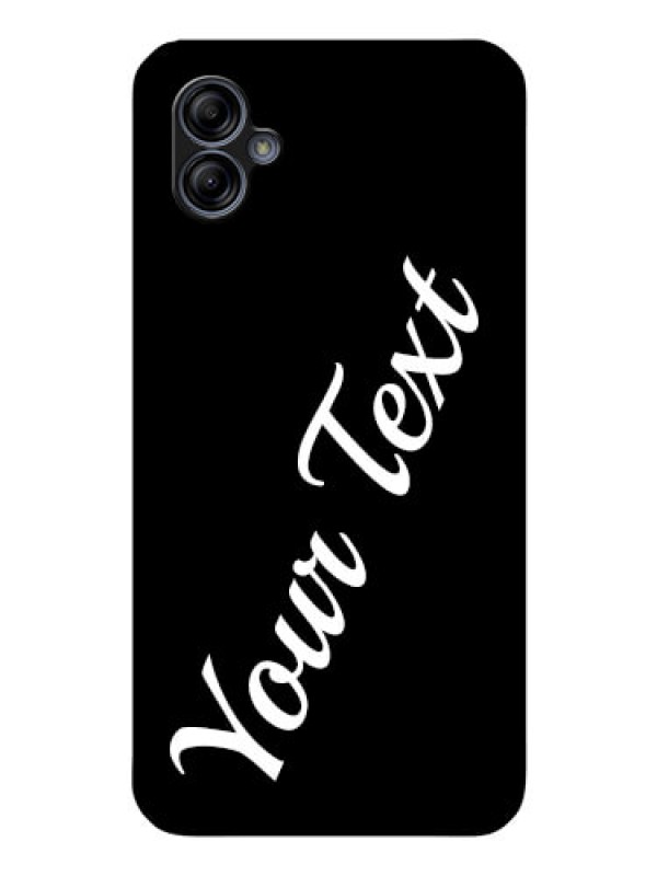 Custom Galaxy A04e Custom Glass Mobile Cover with Your Name