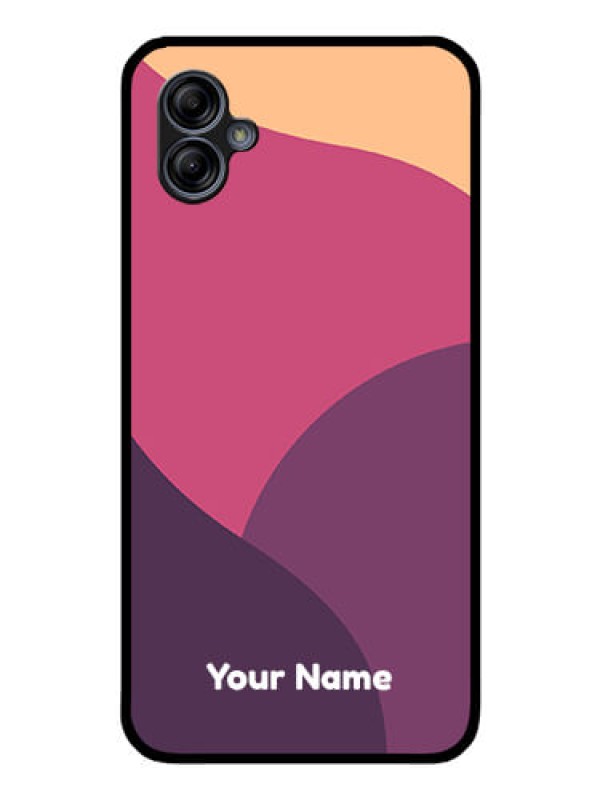 Custom Galaxy A04e Custom Glass Phone Case - Mixed Multi-colour abstract art Design