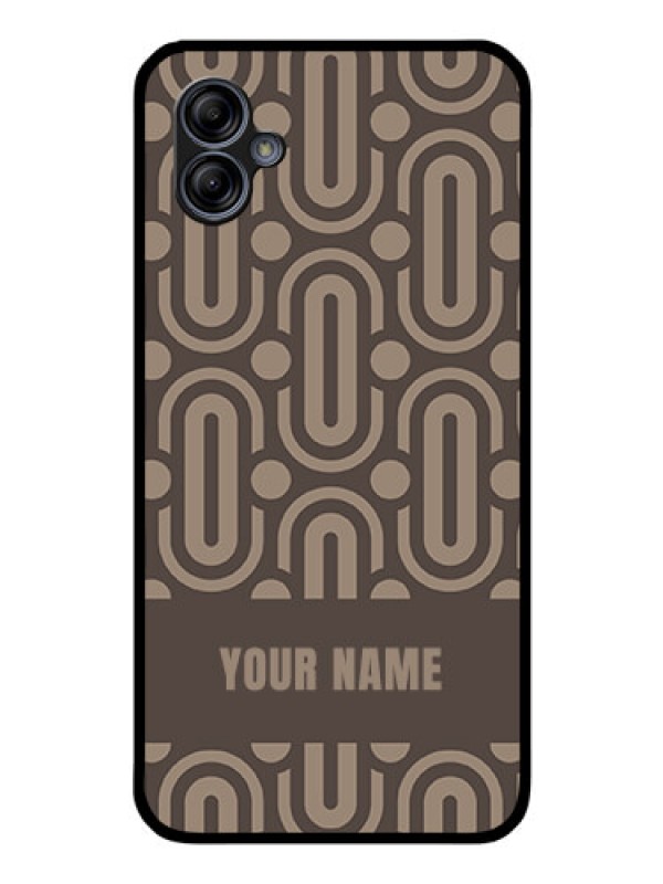 Custom Galaxy A04e Custom Glass Phone Case - Captivating Zero Pattern Design