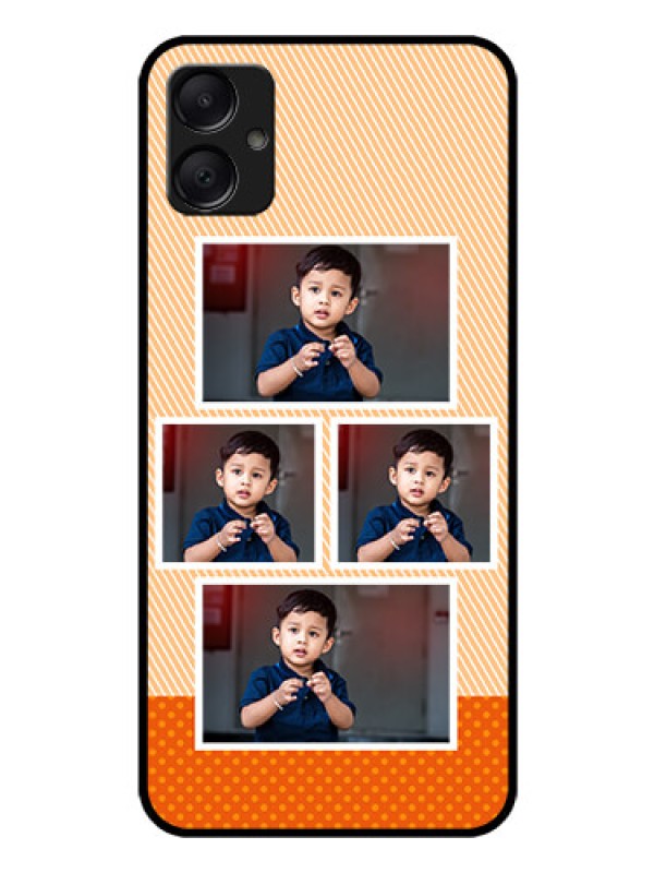 Custom Galaxy A05 Custom Glass Phone Case - Bulk Photos Upload Design