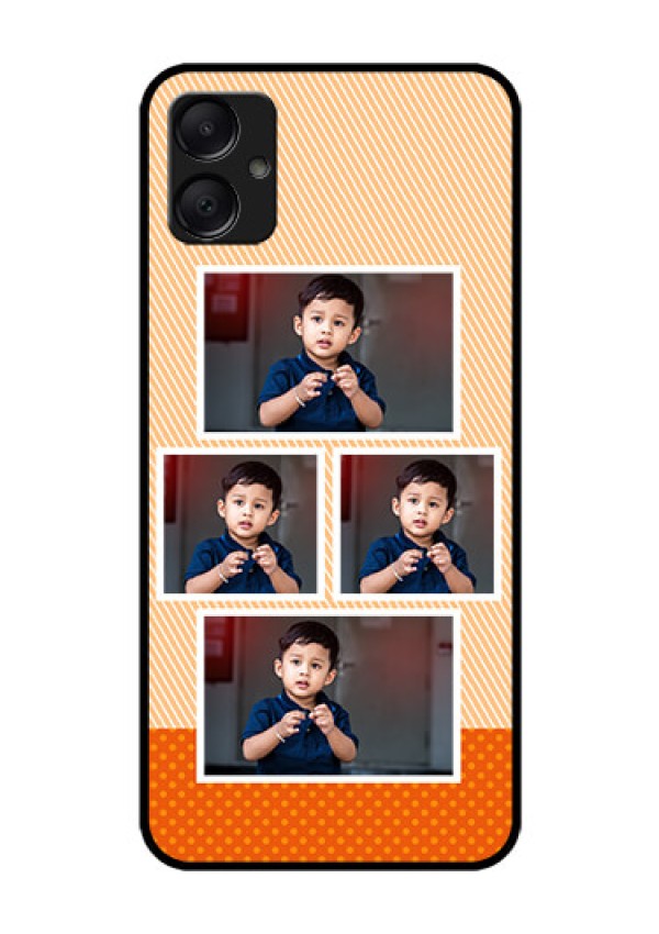 Galaxy A05 Custom Glass Phone Case - Bulk Photos Upload Design