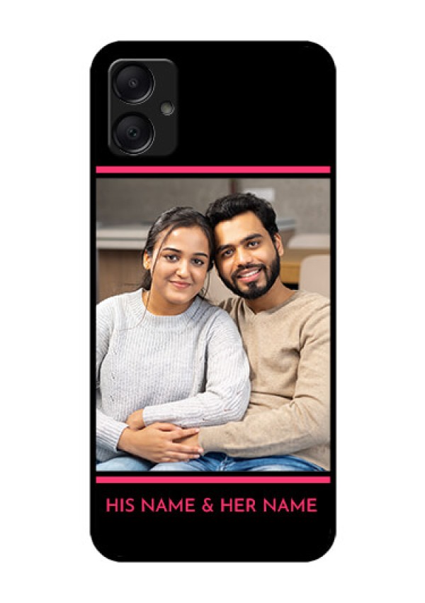 Galaxy A05 Custom Glass Phone Case - With Add Text Design