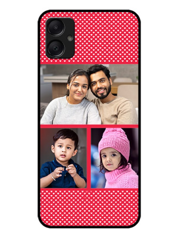 Custom Galaxy A05 Custom Glass Phone Case - Bulk Photo Upload Design