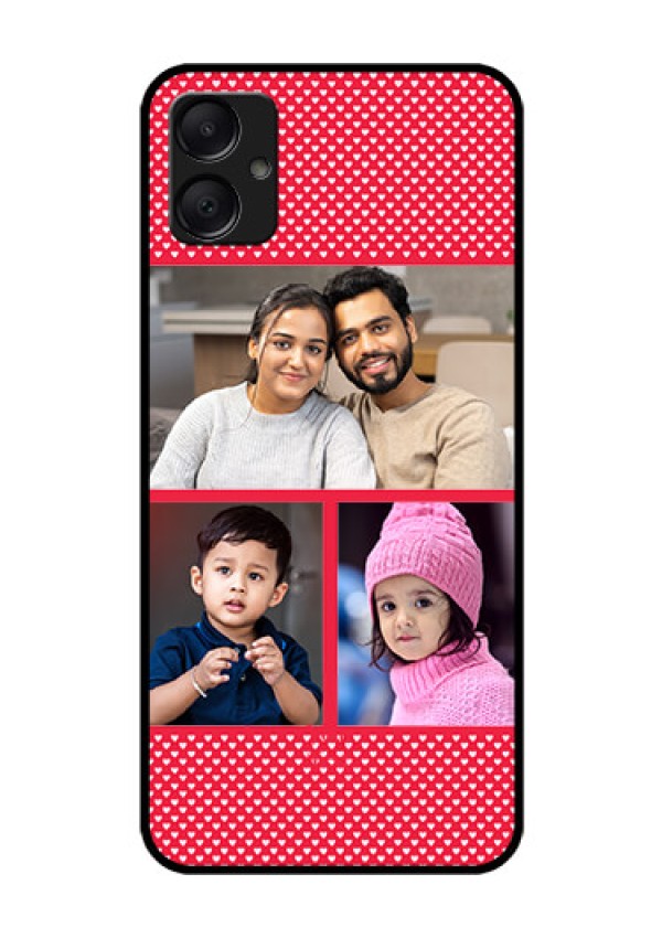 Galaxy A05 Custom Glass Phone Case - Bulk Photo Upload Design