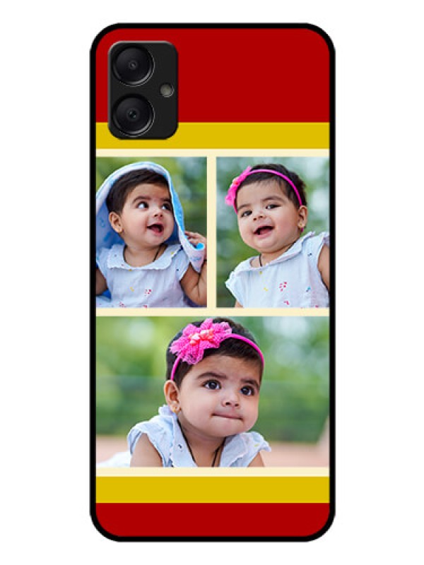 Custom Galaxy A05 Custom Glass Phone Case - Multiple Pic Upload Design