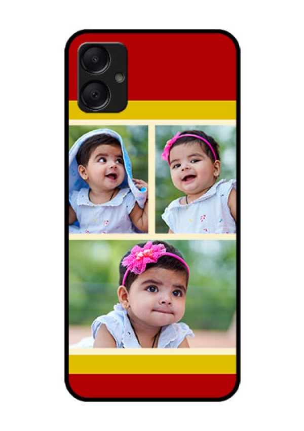 Galaxy A05 Custom Glass Phone Case - Multiple Pic Upload Design