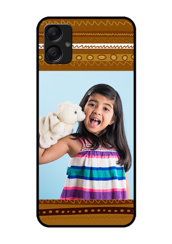Galaxy A05 Custom Glass Phone Case - Friends Picture Upload Design