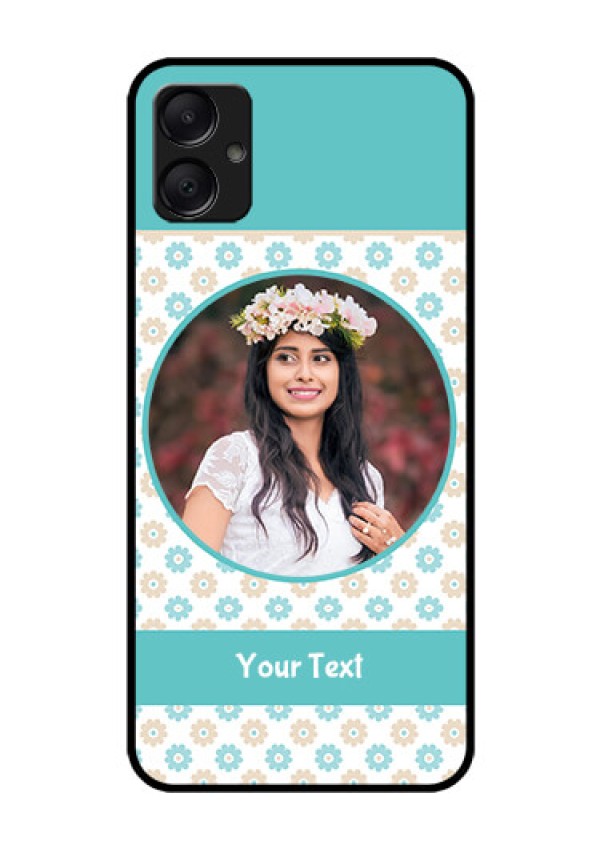 Galaxy A05 Custom Glass Phone Case - Beautiful Flowers Design