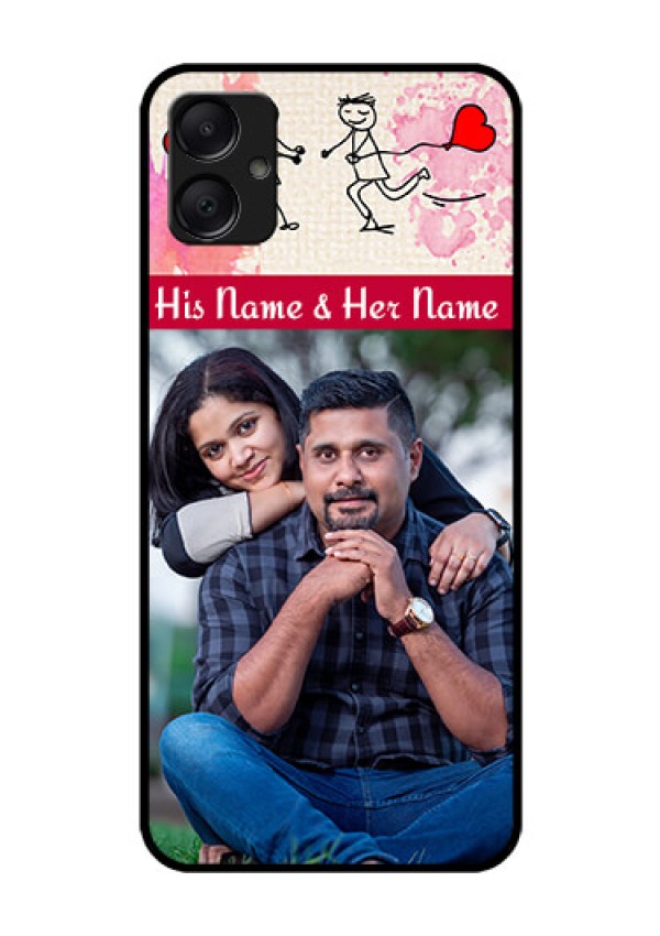 Galaxy A05 Custom Glass Phone Case - You And Me Case Design