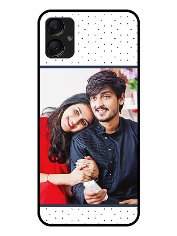 Custom Galaxy A05 Custom Glass Phone Case - Premium Dot Design