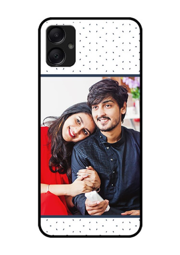 Galaxy A05 Custom Glass Phone Case - Premium Dot Design