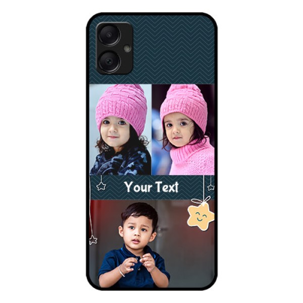 Galaxy A05 Custom Glass Phone Case - Hanging Stars Design