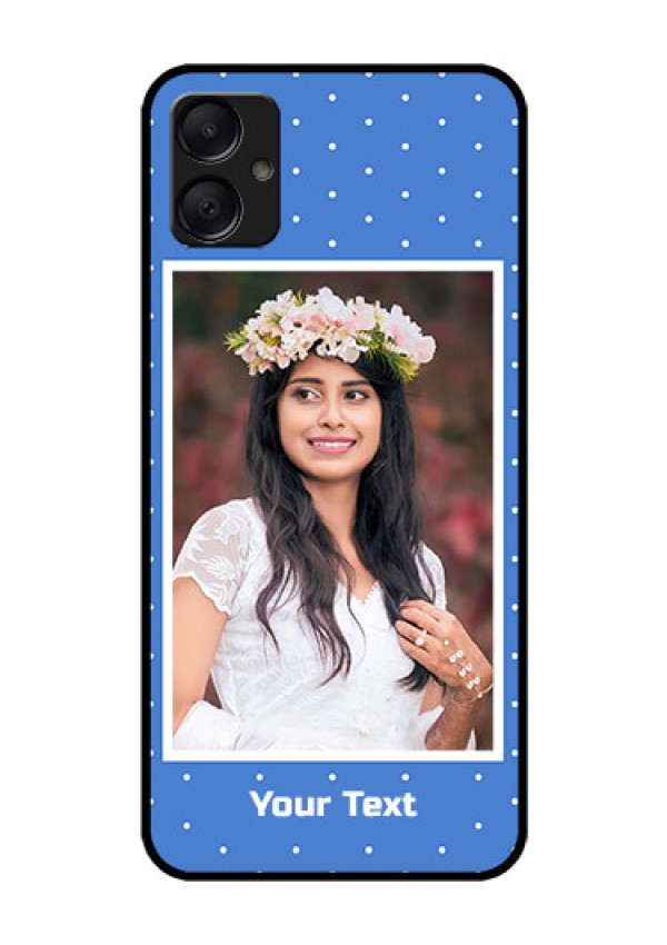 Galaxy A05 Custom Glass Phone Case - Polka Dots Design