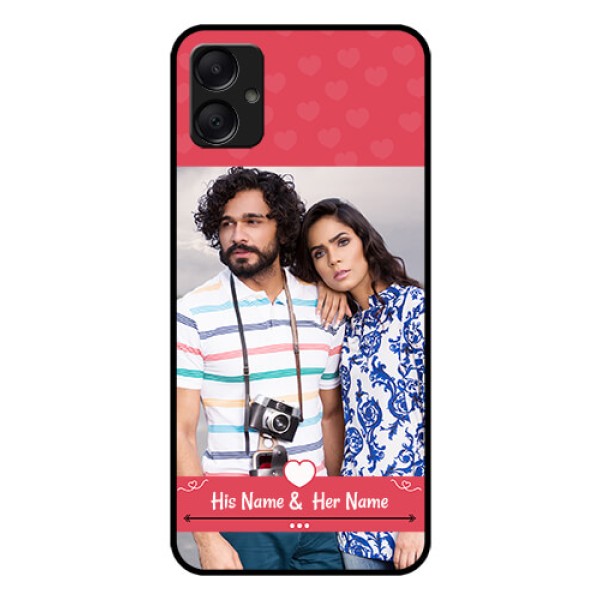 Galaxy A05 Custom Glass Phone Case - Simple Love Design