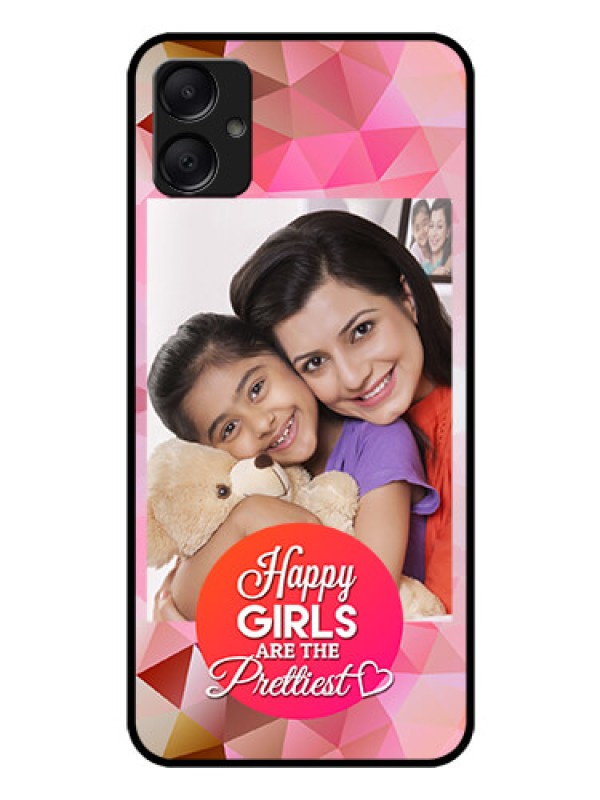 Custom Galaxy A05 Custom Glass Phone Case - Abstract Triangle Design