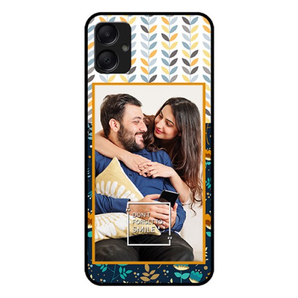 Galaxy A05 Custom Glass Phone Case - Pattern Design Galaxy A05 Custom Glass Phone Case - Pattern Design