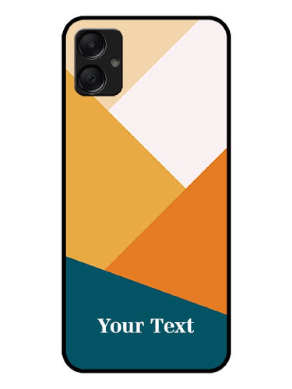 Custom Galaxy A05 Custom Glass Phone Case - Stacked Multi - Colour Design