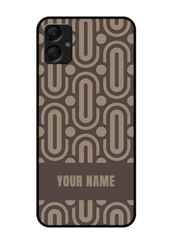 Galaxy A05 Custom Glass Phone Case - Captivating Zero Pattern Design