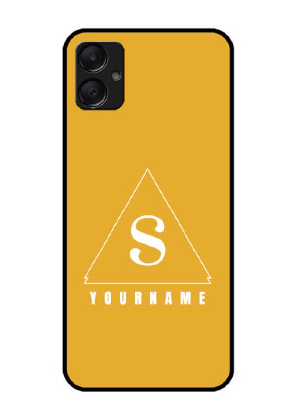 Galaxy A05 Custom Glass Phone Case - Simple Triangle Design