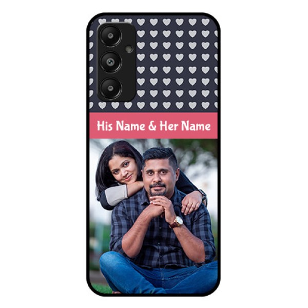 Galaxy A05s Custom Glass Phone Case - Love Symbols Design
