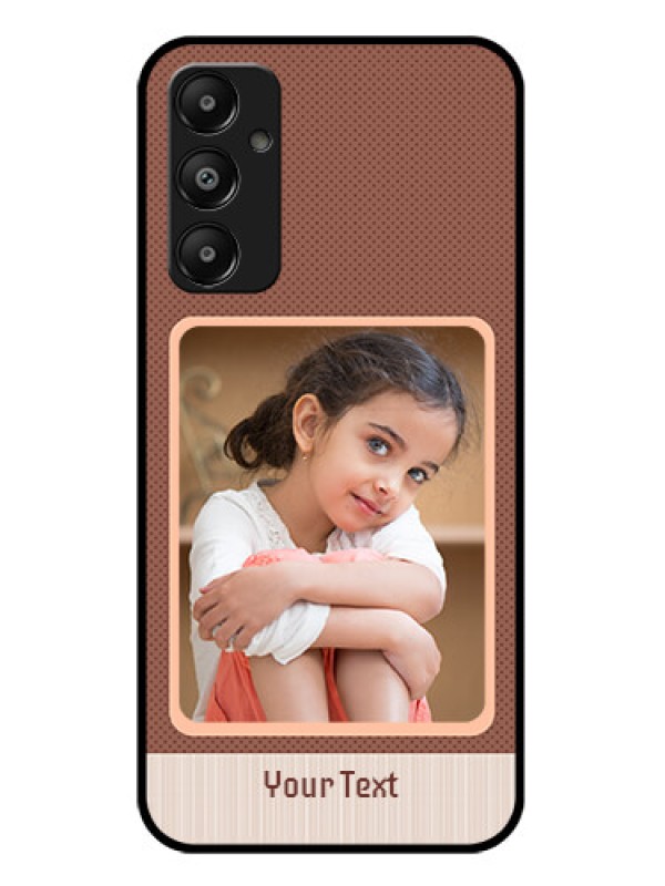 Custom Galaxy A05s Custom Glass Phone Case - Simple Pic Upload Design